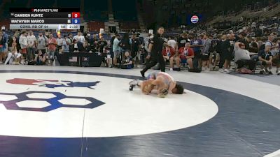 126 lbs Cons. Rd Of 64 - Camden Kuntz, Idaho vs Mathysin Marco, Nebraska