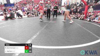 180 lbs Semifinal - Riley Sammaripa, Scrappers vs Laney Horine, Oklahoma Mafia