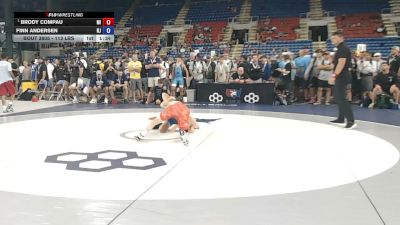113 lbs Champ. Rd Of 128 - Brody Compau, Michigan vs Finn Andersen, New Jersey