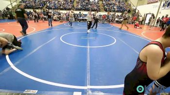 60 lbs Quarterfinal - Tanner Turpin, Owasso Takedown Club vs Elias Epperson, Wyandotte Youth Wrestling