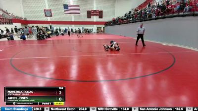 106 lbs Cons. Semi - Maverick Rojas, South Grand Prairie vs James Jones, Lewisville Flower Mound