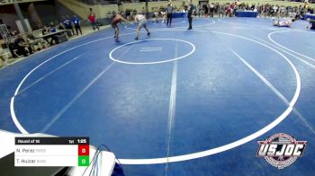 170 lbs Round Of 16 - Nathaniel Perez, Firebird Elite vs Tristen Huizar, Duncan Demon Wrestling