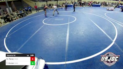 170 lbs Round Of 16 - Nathaniel Perez, Firebird Elite vs Tristen Huizar, Duncan Demon Wrestling