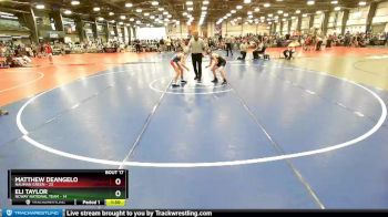 80 lbs Rd# 8- 12:30pm Saturday Final Pool - Eli Taylor, NCWAY National Team vs Matthew DeAngelo, Nauman Green