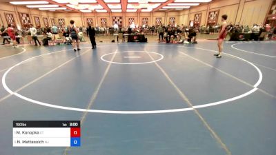 190 lbs Semifinal - Maximus Konopka, Ct vs Nevin Mattessich, Nj