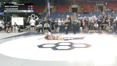 95 lbs Cons. Sub-rd Of 32 - Molly Glowacki, Illinois vs Lillian McHam, Texas