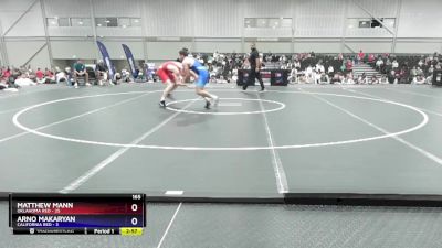 165 lbs Round 1 (16 Team) - Matthew Mann, Oklahoma Red vs Arno Makaryan, California Red