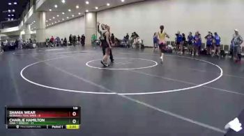 126 lbs Round 8 (10 Team) - Charlie Hamilton, Iowa T-Wrecks vs Shania Wear, Nebraska Tidal Wave