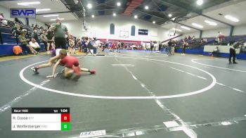 61-64 lbs Semifinal - Ryan Coose, Tulsa Blue T Panthers vs Jaxon Wolfenberger, Keystone Wrestling Club