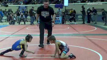 43 lbs Semifinal - Lucas Huizar, ERC4 vs Cooper Karber, Piedmont