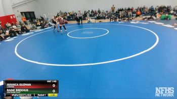115 lbs Semifinal - Avianca Guzman, Laramie vs Raine Brekhus, Cheyenne East