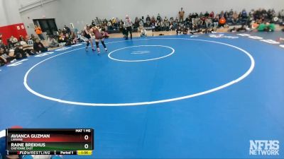 115 lbs Semifinal - Avianca Guzman, Laramie vs Raine Brekhus, Cheyenne East