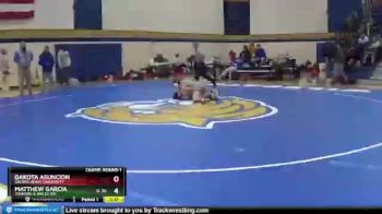 149 lbs Champ. Round 1 - Matthew Garcia, Johnson & Wales (RI) vs Dakota Asuncion, Sacred Heart University