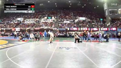 AA - 157 lbs Quarterfinal - Will Stepan, Butte vs Paul Murch, Billings Senior High School