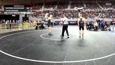 132-D2 1st Place Match - Luyed Hurtado, Horizon High School vs Matthew Krawczenko, Canyon View High School