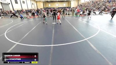 94-102 lbs Round 2 - Madison Carder, OH vs Ella Schachtner, WI