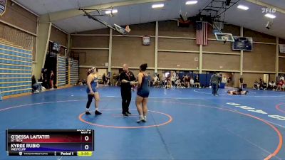 207 lbs Quarterfinal - Kyree Rubio, Westcliff vs O`Dessa Laitatiti, UT Tech