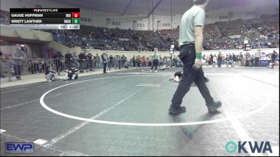61 lbs Round Of 16 - Gauge Huffman, Vinita Kids Wrestling vs Wrett Lawther, Rough Riders