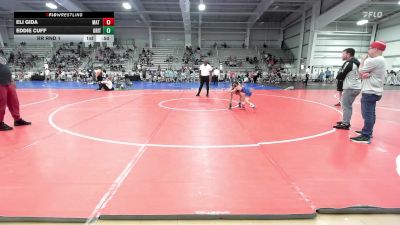 60 lbs Rr Rnd 1 - Eli Gida, Mat Warriors Red vs Eddie Cuff, Grit Mat Club Blue
