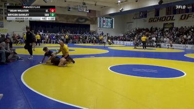 129 lbs Round Of 32 - Sean Willcox, St. John Bosco vs Brycen Dawley, Tahoma (WA)