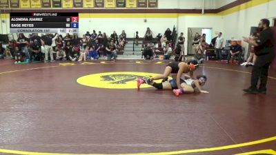 145 lbs Consolation 1st - Alondra Juarez, Lassen vs Sage Reyes, West Hills