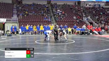 126 lbs Semifinal - Ross Dull, Chestnut Ridge Hs vs Garrett Krebs, Southern Columbia Area Hs