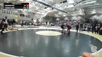 205 lbs Champ. Round 2 - Logan Clark, Elk Grove Wrestling Academy vs Brandon Bui, Kastner