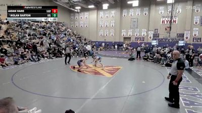 126 lbs 1st Place Match - Nolan Barton, Nolensville vs Aidan Hare, Father Ryan