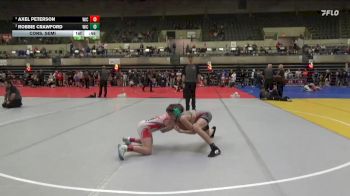110 lbs Cons. Semi - Axel Peterson, Victory School Of Wrestling vs Robbie Crawford, Pinnacle