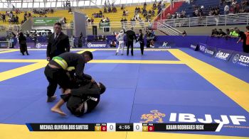 Kauan Rodrigues Reck vs Michael Oliveira Dos Santos 2025 Brasileiro Jiu-Jitsu IBJJF