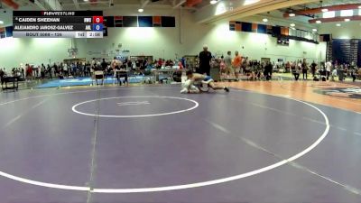 126 lbs Champ. Round 2 - Alejandro Jarosz-galvez, Arlington vs Caiden Sheehan, NOVA Wrestling Club
