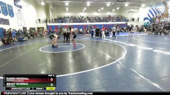 120 lbs Cons. Round 2 - Kaden Woodall, Kootenai Classical vs Brody McGreal, Potlatch
