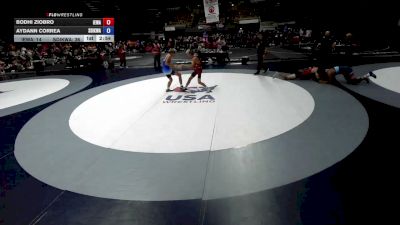 106 lbs Bodhi Ziobro, IEWA - Inland Empire Wrestling Association vs Aydann Correa, SDIKWA - San Diego-Imperial Kids Wrestling Association