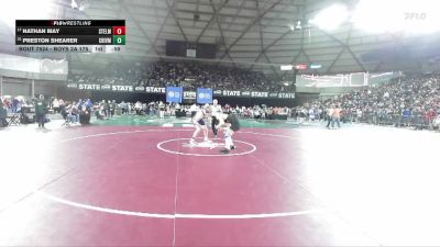 Boys 2A 175 lbs Cons. Round 2 - Preston Shearer, Columbia River vs Nathan May, Steilacoom