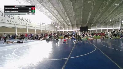 57 lbs Champ. Round 1 - Oliver Clapier, Northside Wrestling Club vs Bexon Neibaur, East Idaho Elite Wrestling