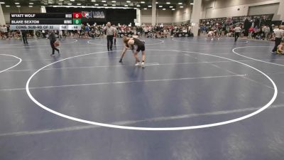 132 lbs Cons. Sub-rd Of 32 - Blake Sexton, Mile High Wrestling Club vs Wyatt Wolf, Missouri