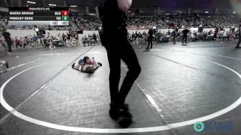 40 lbs Quarterfinal - Maesa Brigge, Mojo Grappling Academy vs Presley Edge, Piedmont