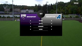 Replay: Bridgeport vs Assumption | Sep 13 @ 12 PM