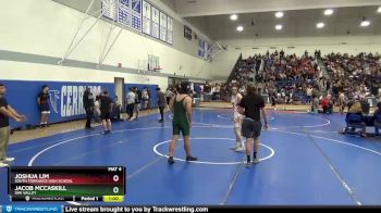 170 lbs Champ. Round 1 - Joshua Lim, South Torrance High School vs Jacob McCaskill, Simi Valley