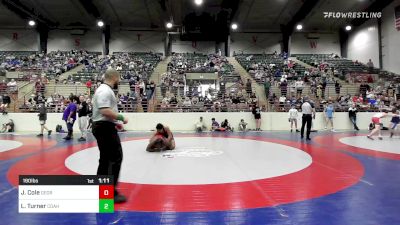 190 lbs Quarterfinal - Jamorrie Cole, Georgia vs Luke Turner, Coahulla Creek High School Wrestling