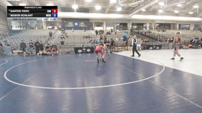 120 lbs 3rd Place Match - Santos Tizoc, Silver Creek WC vs Mason Schlaht, Monster Garage