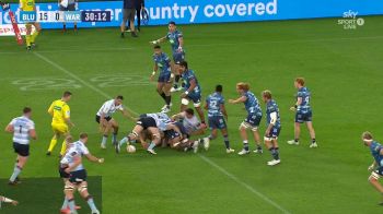 Angus Bell with a Try vs Blues