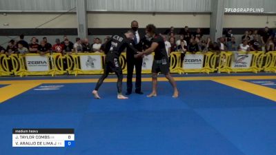 JOHN TAYLOR COMBS vs VALDIR ARAUJO DE LIMA JÚNIOR 2021 Pan IBJJF Jiu-Jitsu No-Gi Championship