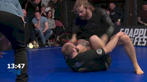 Jon Blank Heel Hooks Adam Wardzinski At Grapplefest 8