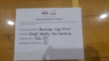 Pennridge High School [Small Varsity - Non Tumble] 2021 UCA February Virtual Challenge