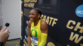 Aaliyah McCormick Wins NCAA 60m Hurdles in 7.86 and Talks Importance of Balance
