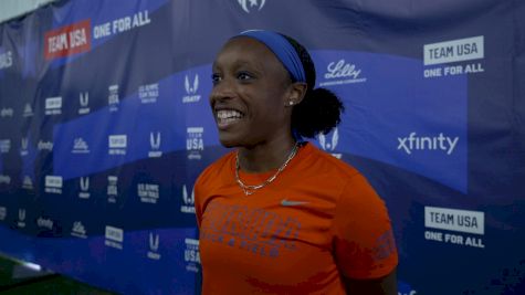 Grace Stark Posts ANOTHER Personal Best in the 100m Hurdles Semi's