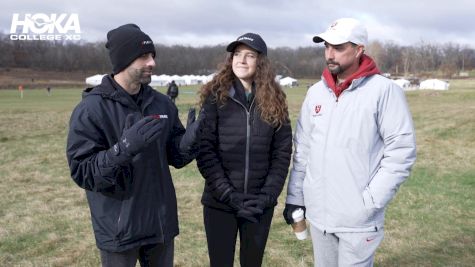 Graham Blanks' Harvard coach Alex Gibby on his chances of defended the NCAA XC title