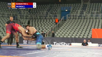 86 kg Quarterfinal - Zahid Valencia, USA vs Abolfazl Rahmani, IRI