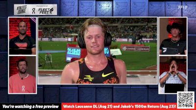 Parker Wolfe Interview | 2026 Lausanne Diamond League